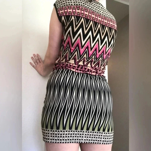 London Times Adorable Print Dress Size 4 - Picture 2 of 6